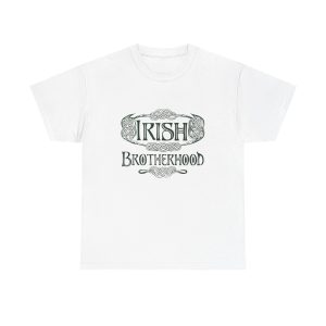 Irish Brotherhood Unisex Heavy Cotton Tee, St. Patrick's Day Gift, Irish Pride Shirt, Heritage T-Shirt, Casual Wear, Gift for Him/Her