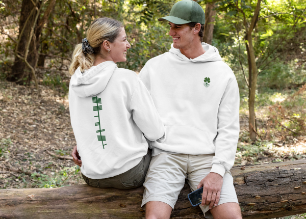 Irish Brotherhood Heritage Hoodie — Ogham Edition